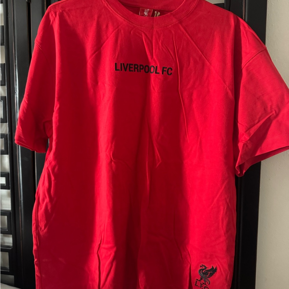 LF Liverpool FC Red Short Sleeve Crewneck Shirt